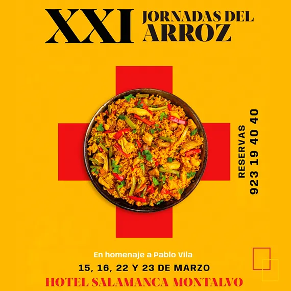 jornadas del arroz en Salamanca, 15, 16, 22 y 23 de Marzo 2025