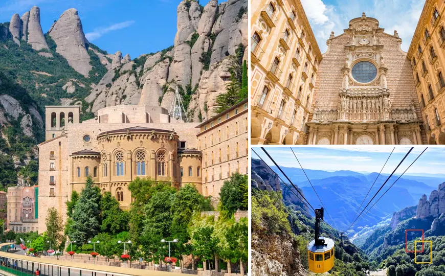 Excursión a Montserrat con tren cremallera desde Barcelona