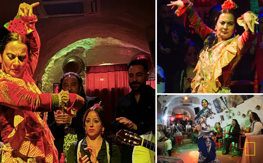 Espectáculo flamenco en Cuevas Los Tarantos, Sacromonte