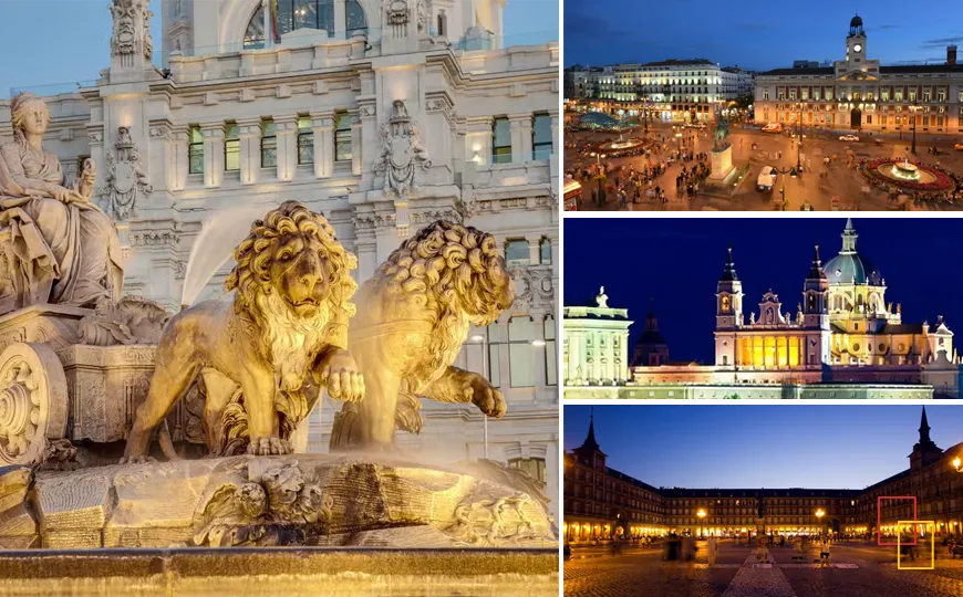 Free tour nocturno por Madrid iluminado