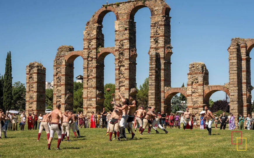 Acueducto de los Milagros de Mérida durante Emerita Lvdica