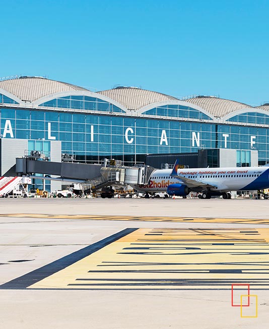 Pista del Aeropuerto Alicante-Elche Miguel Hernández