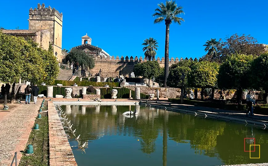 Estanque en los Jardines del Alcázar de Córdoba