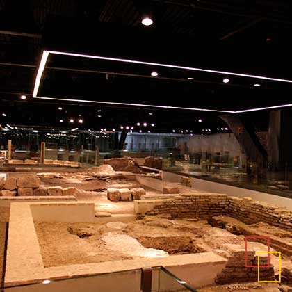 Antiquarium, yacimiento romano - Metropol Parasol