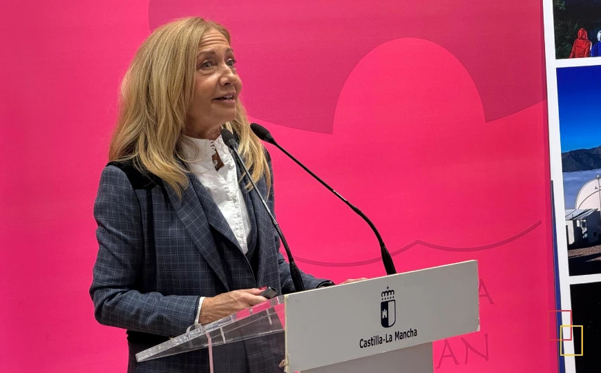 Antonia Varela, directora de la Fundación Starlight, durante la presentación de Albacete en Madrid