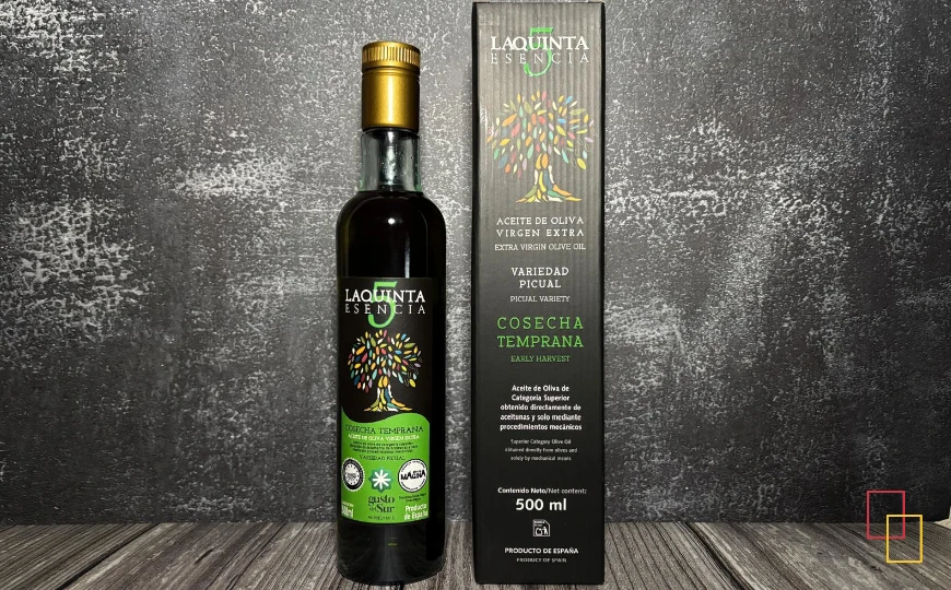 La Quinta Esencia cosecha temprana, aceite de oliva virgen extra con DOP Sierra Mágina incluido entre los mejores AOVES de España en 2026
