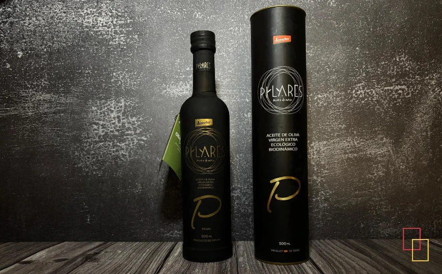 Pilares Aceite de Autor AOVE ecológico y biodinámico certificado DEMETER elaborado en Sevilla en olivares vivos