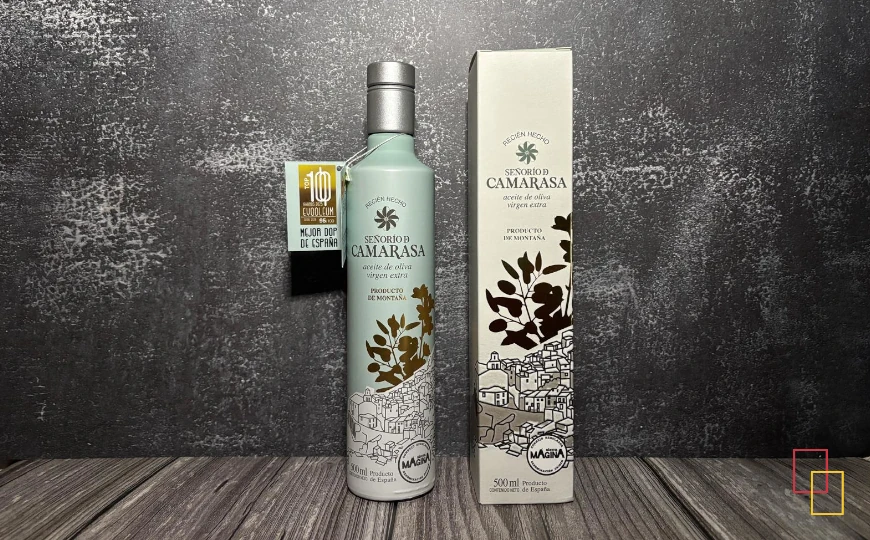 Señorío de Camarasa Recién Hecho AOVE picual de montaña de Sierra Mágina considerado entre los mejores aceites de oliva virgen extra de España 2026
