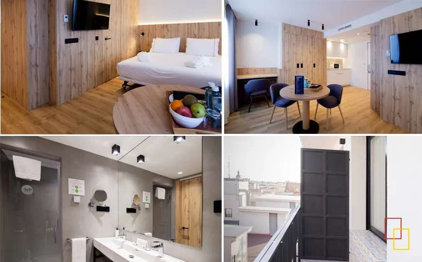 Apartamento Deluxe Double en Muralto Madrid Princesa