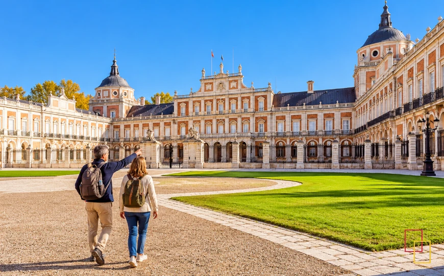 Jardines y Palacio Real de Aranjuez en otoño