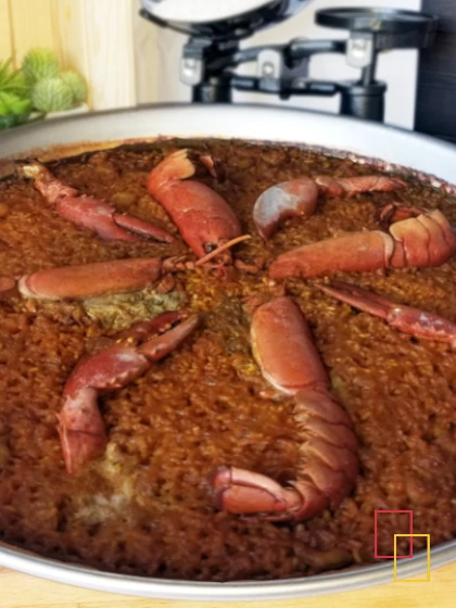 Arroz de bogavante con gambas - Jornadas del Arroz