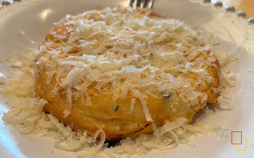Tortilla alla carbonara servida en Barbillón