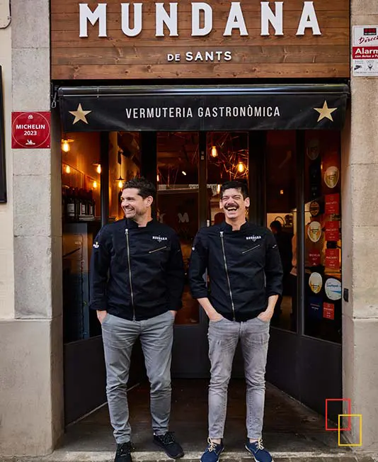 Exterior del Restaurante La Mundana, Barcelona