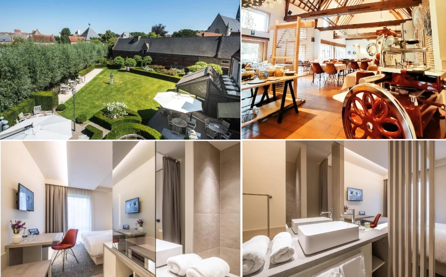 Begijnhof Hotel en Lovaina, alojamiento con jardín junto al Gran Beaterio de Leuven