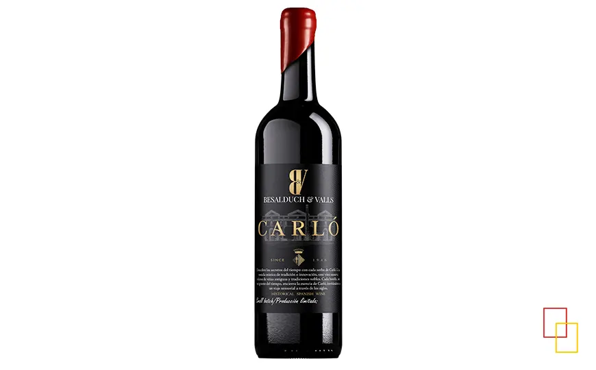Botella del vino VI Carló, buque insignia de Besalduch Valls & Bellmunt