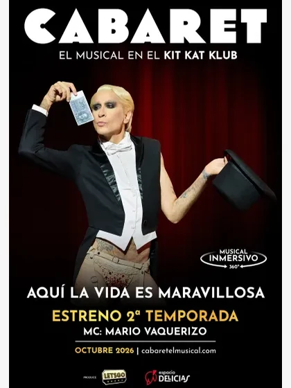 Cabaret, el musical en el Kit Kat Klub, en Espacio Delicias