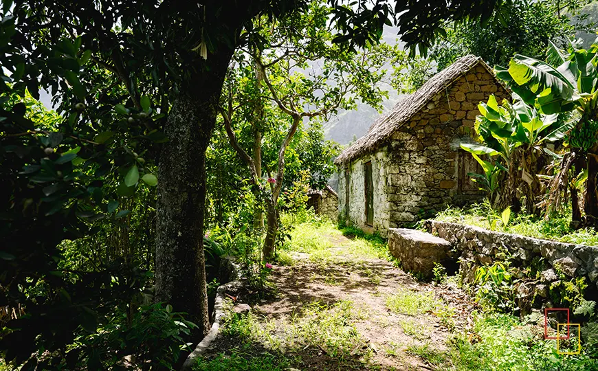 Casa tradicional en el valle de Paul, Santo Antão