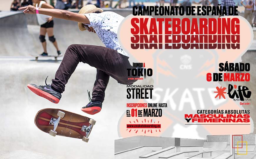 Campeonato de España de Street 2021 el 6 de marzo en Santander