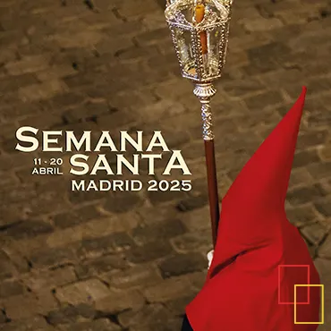 Cartel de Semana Santa en Madrid 2025 con eventos y actividades