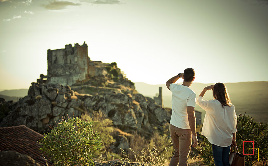 castillo de Trevejo en Sierra de Gata