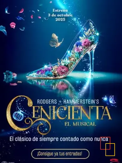Cenicienta, El Musical, en el Teatro Coliseum