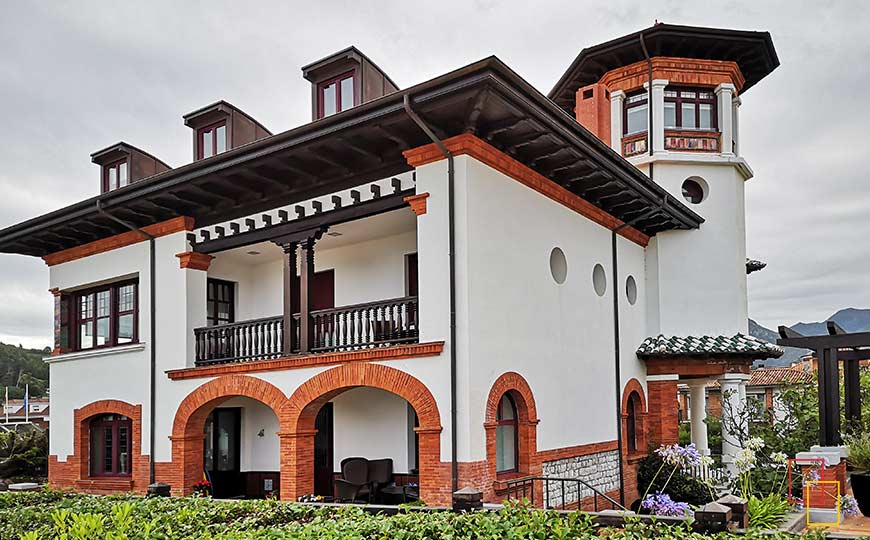 Chalet de Llano - Casas de indianos en Ribadesella