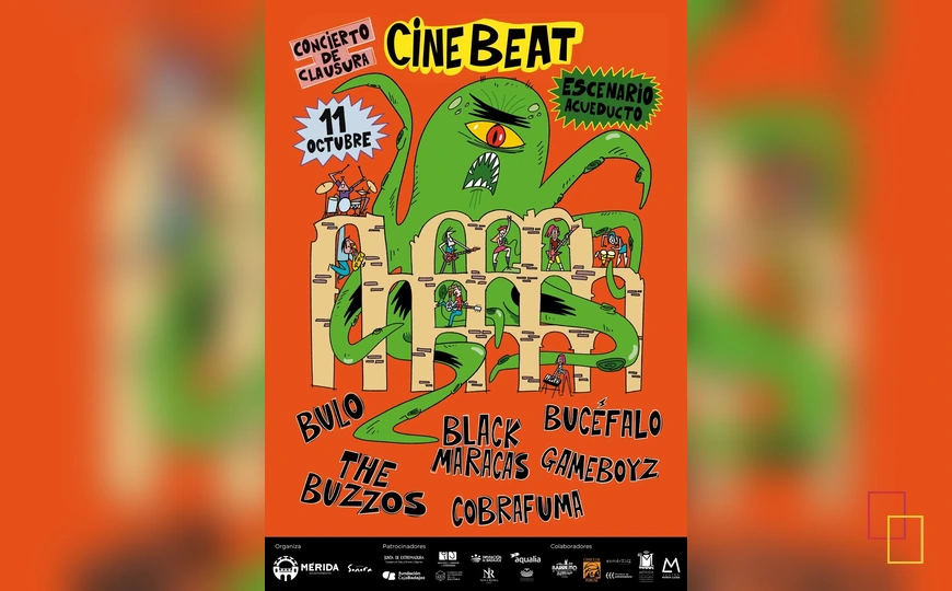 Concierto de clausura CineBeat 2026 en el Acueducto de los Milagros