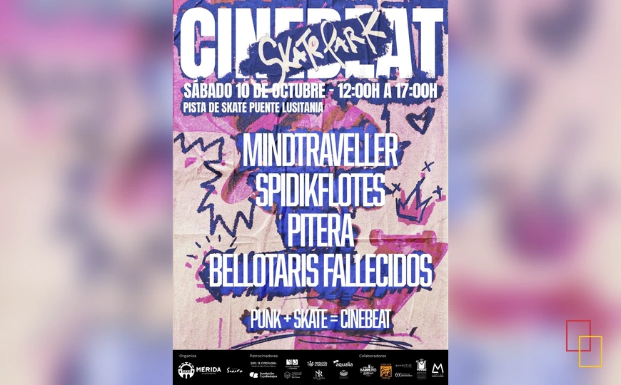 CineBeat Skate Park en Mérida el 10 de octubre