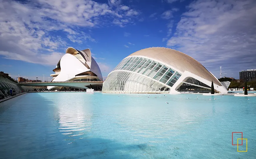 Ciudad de las Artes y las Ciencias en Valencia