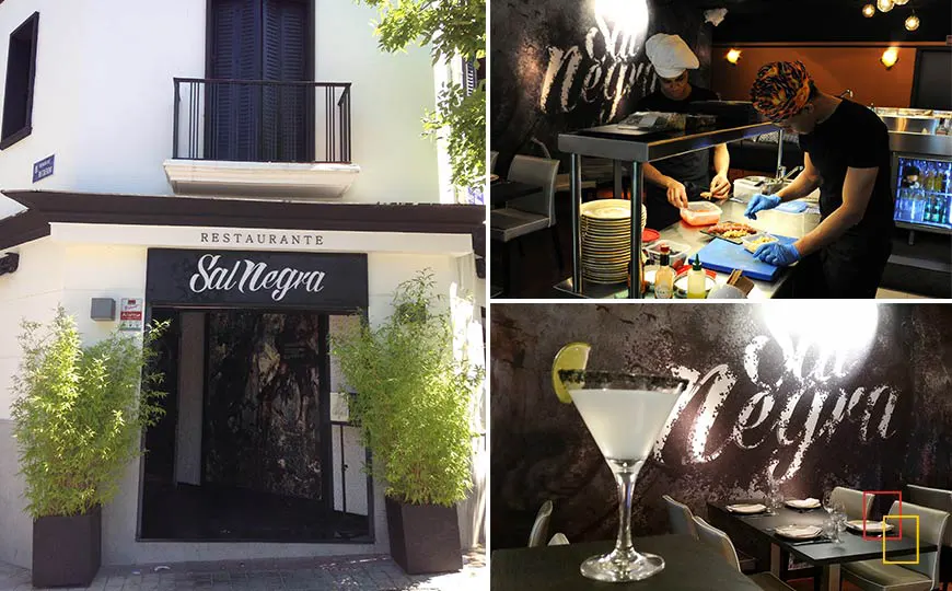 Ambiente y cocina tradicional en Restaurante Sal Negra