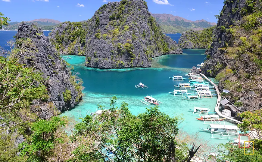Mirador del lago Kayangan, Coron
