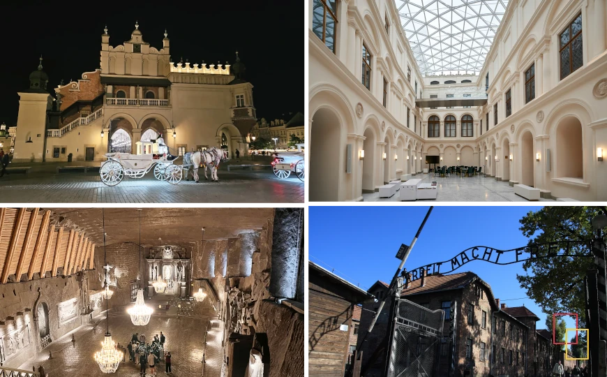 Cracovia: centro histórico y Plaza del Mercado