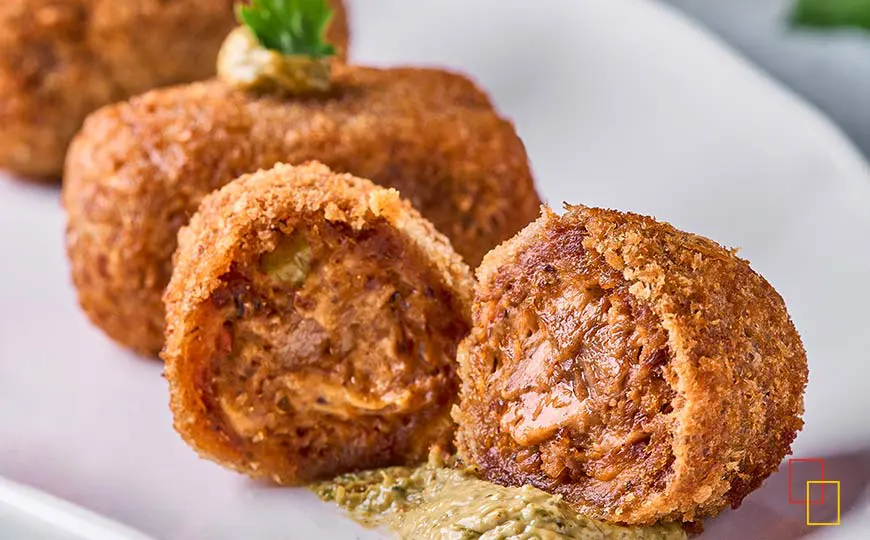 croquetas de osobuco y tuétano
