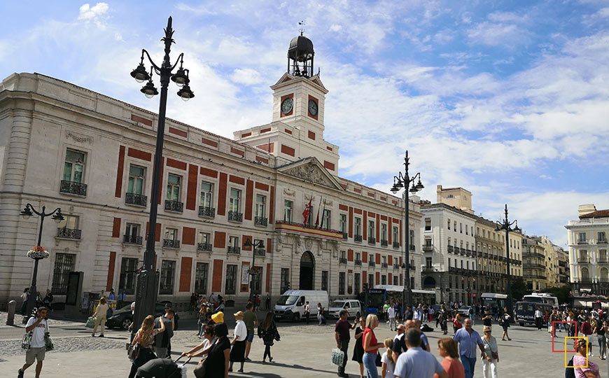 Efectos del Covid-19 en la industria de los viajes - Puerta del Sol de Madrid