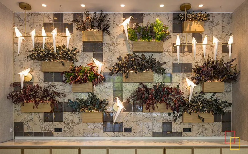 Decoración de Umániko en ILUNION Atrium