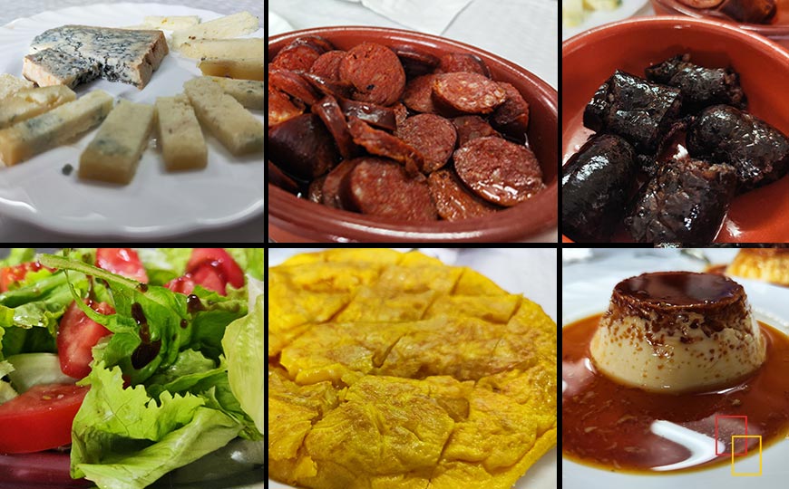 degustación de platos asturianos en La Ruta de Pepín