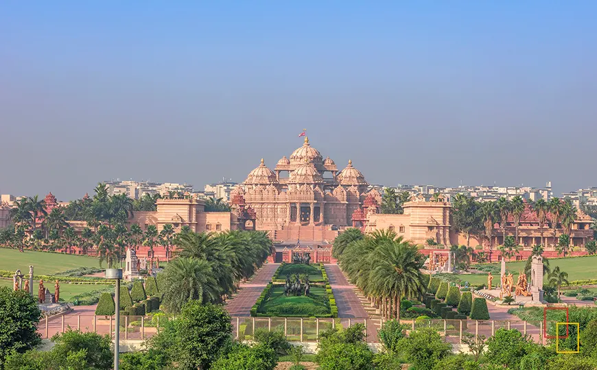 Templo Akshardham en Delhi