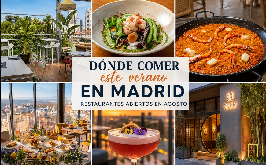 Terrazas y restaurantes para disfrutar del verano en Madrid