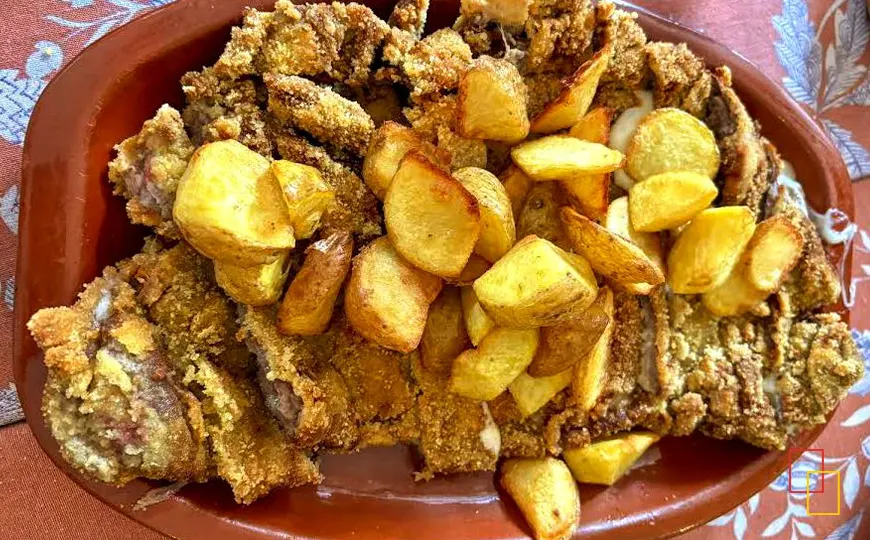 Cachopo de paleta ibérica en El Capricho de Montejo