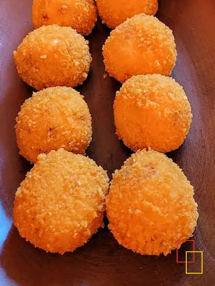 Croquetones de paleta ibérica en El Capricho de Montejo