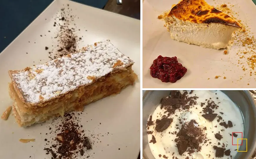 Postres en El Capricho de Montejo