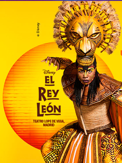 El Rey León, el musical, en el Teatro Lope de Vega
