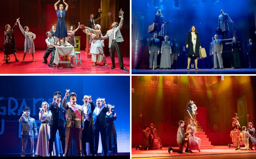 Escena de El tiempo entre costuras, el musical