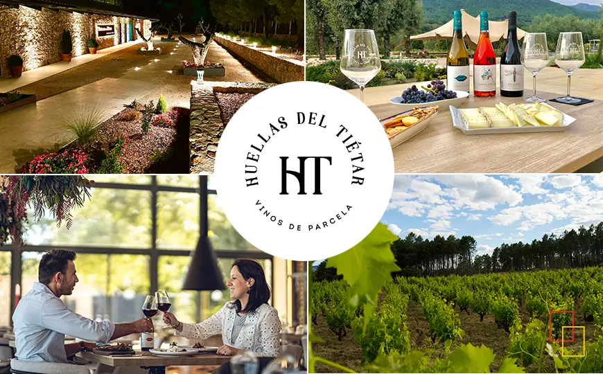 Enoturismo en Bodega Huellas del Tiétar en Lanzahíta (Ávila): visitas, catas y restaurante con vistas a Gredos