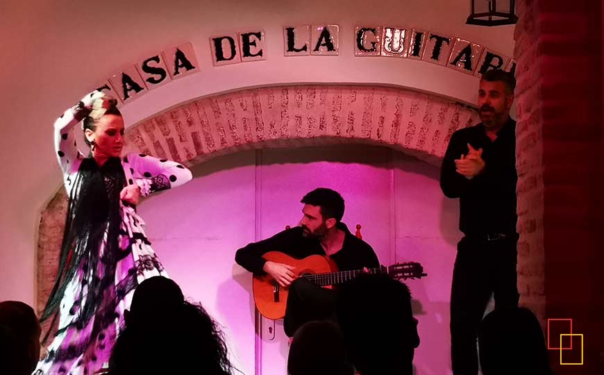 espectáculo flamenco en Sevilla - Casa de la Guitarra