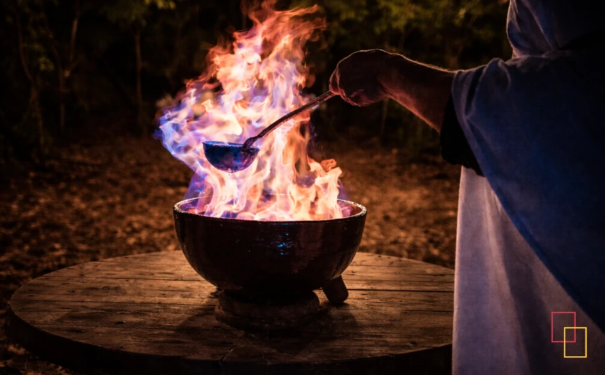 Espectáculo de la Queimada en Santiago de Compostela: conjuro y tradición gallega