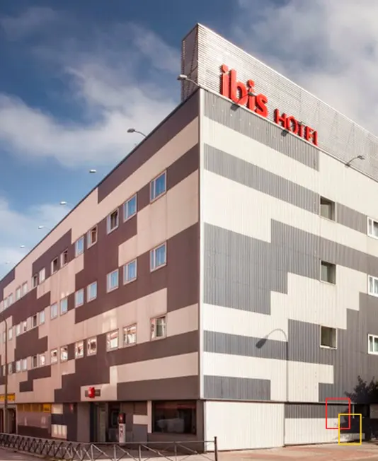 fachada hotel ibis madrid aeropuerto barajas