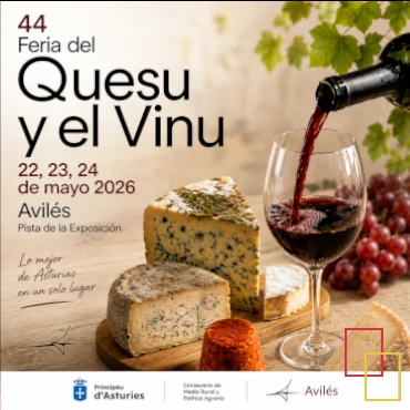 Feria del Quesu y el Vinu de Avilés 2026, del 22 al 24 de mayo en Las Meanas