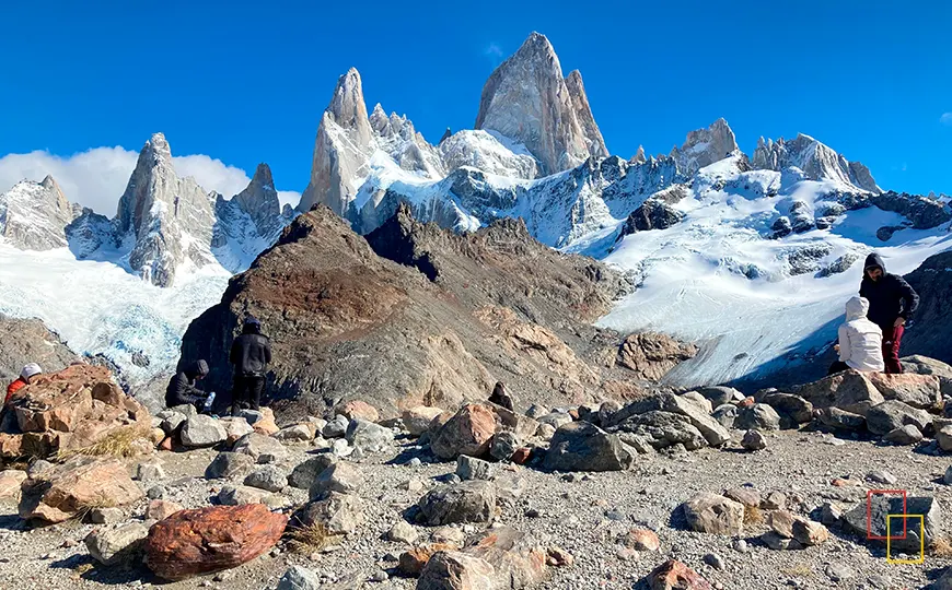 Laguna de los Tres con el macizo del Fitz Roy al fondo