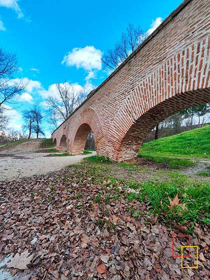 acueducto de la partida de sabatini, otro punto a visitar en los free tours en Madrid